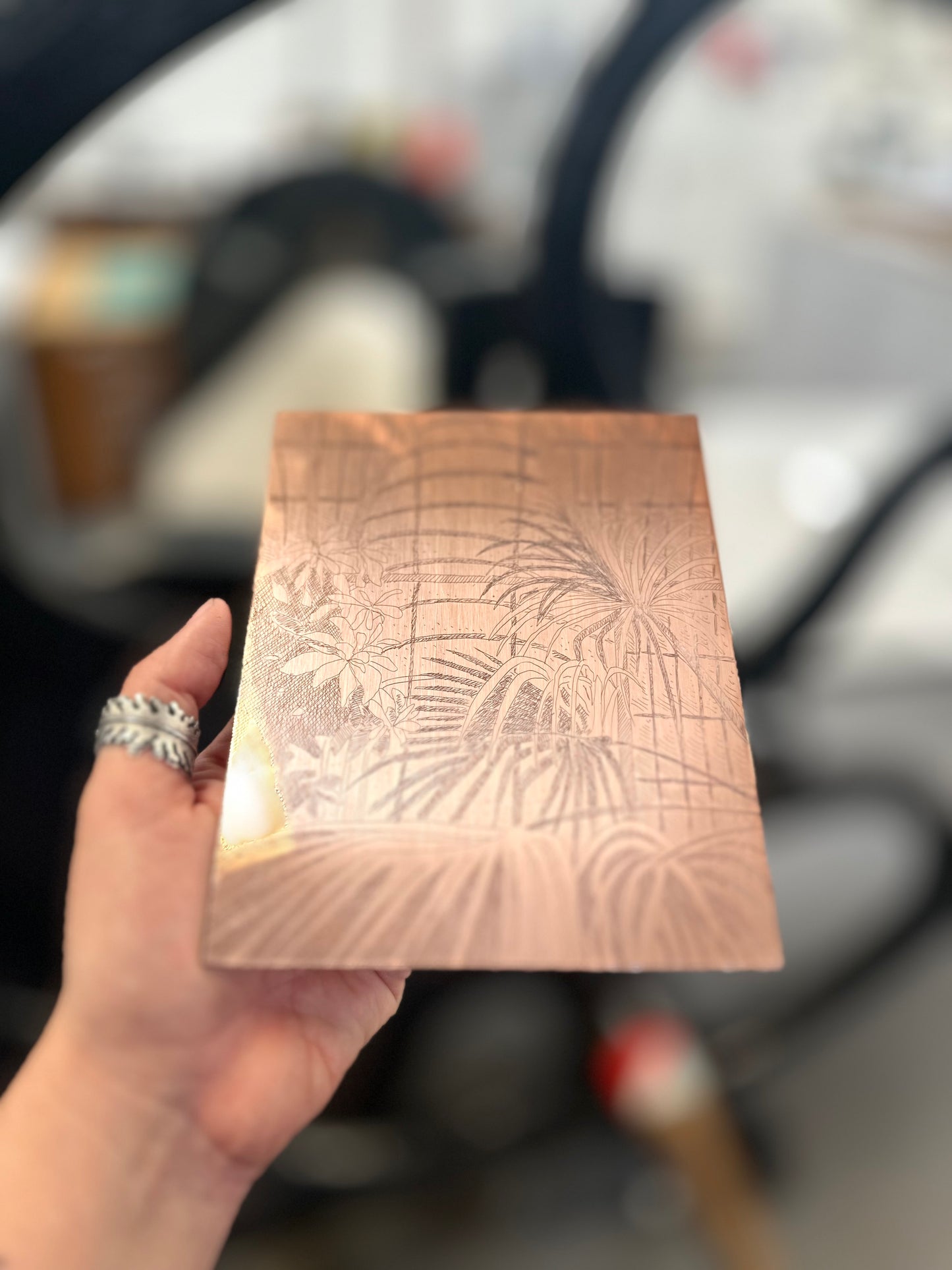 Palm House / Etching / 21x29cm