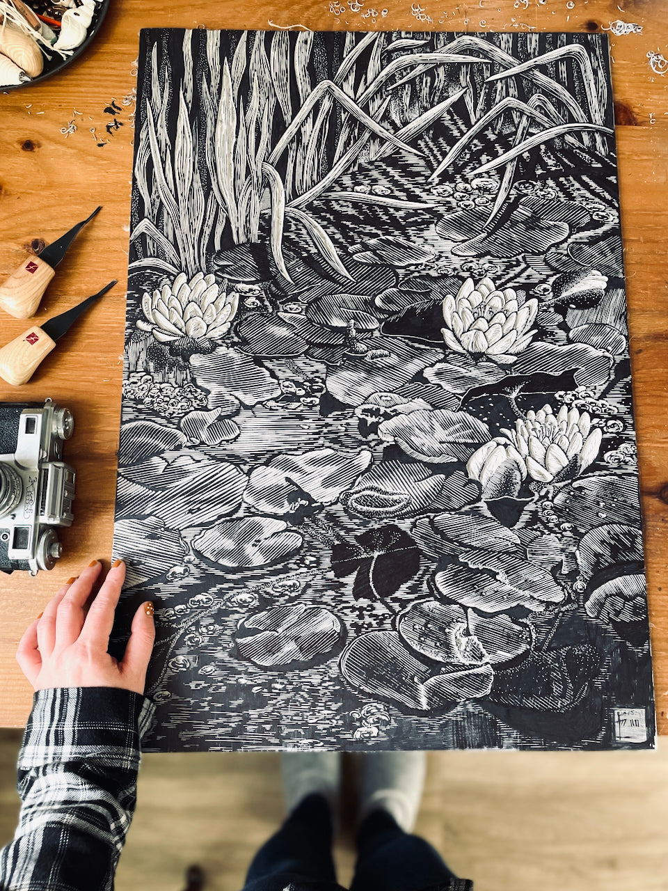 Water Lilies / 76x56cm