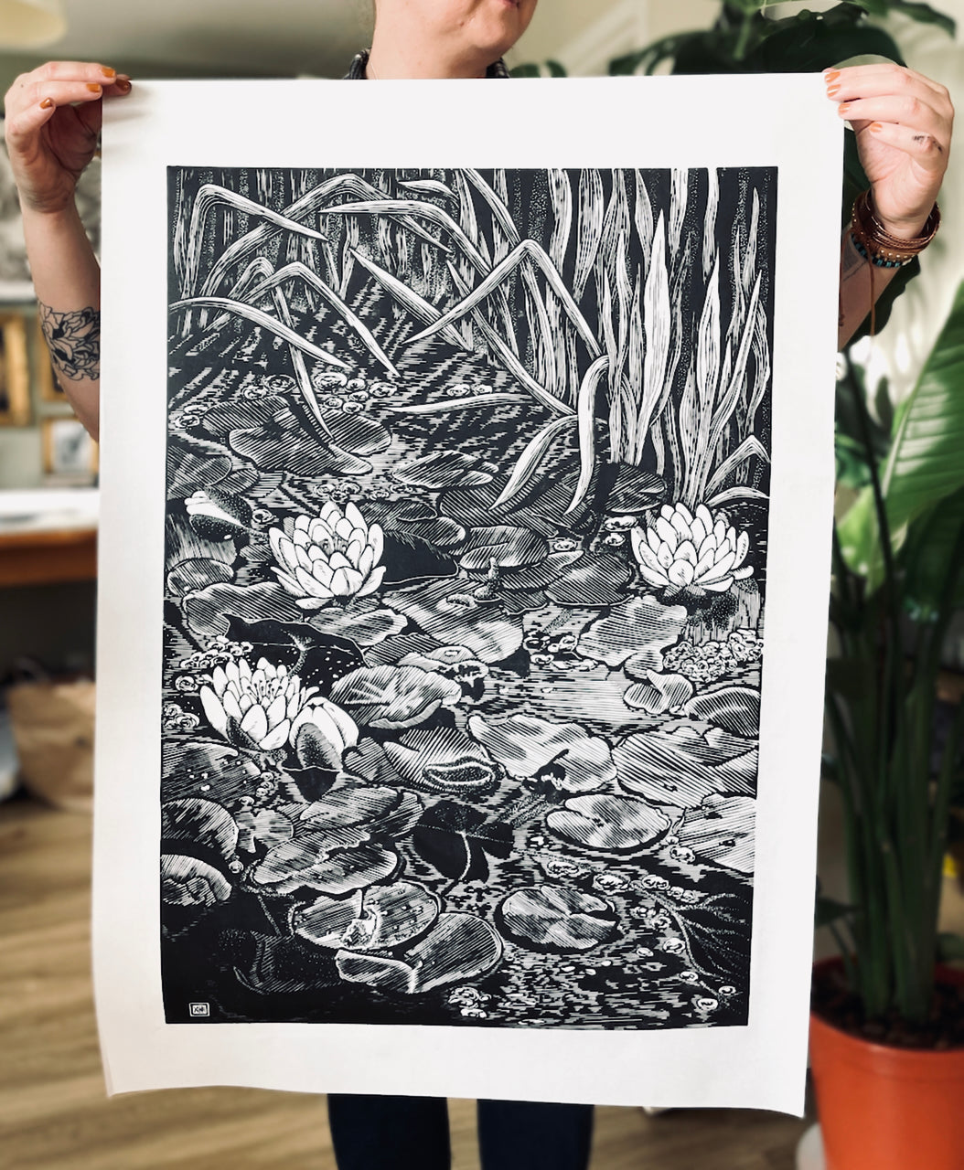 Water Lilies / 76x56cm