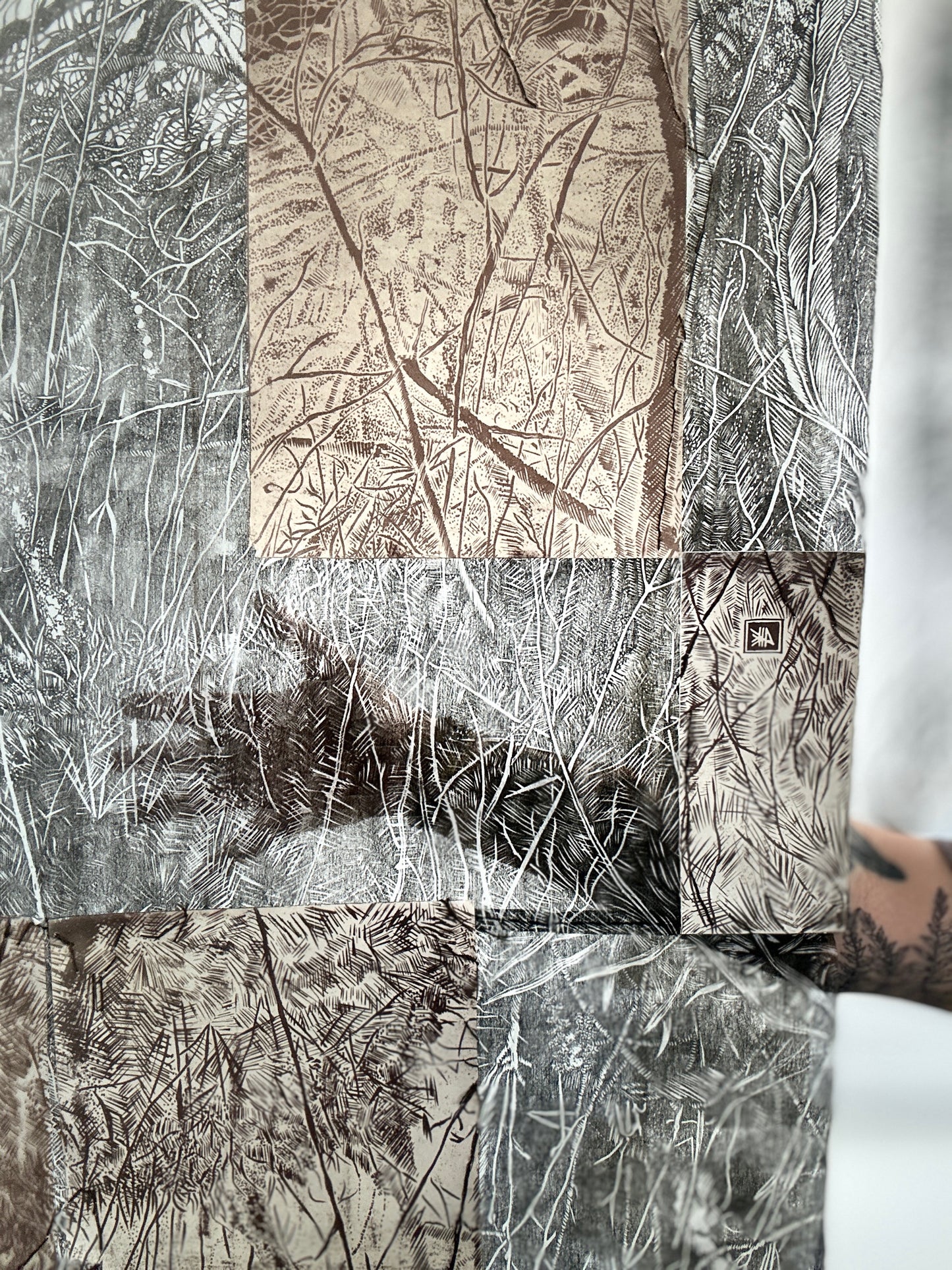 The Shelter / MIXED MEDIA / 280x130 cm
